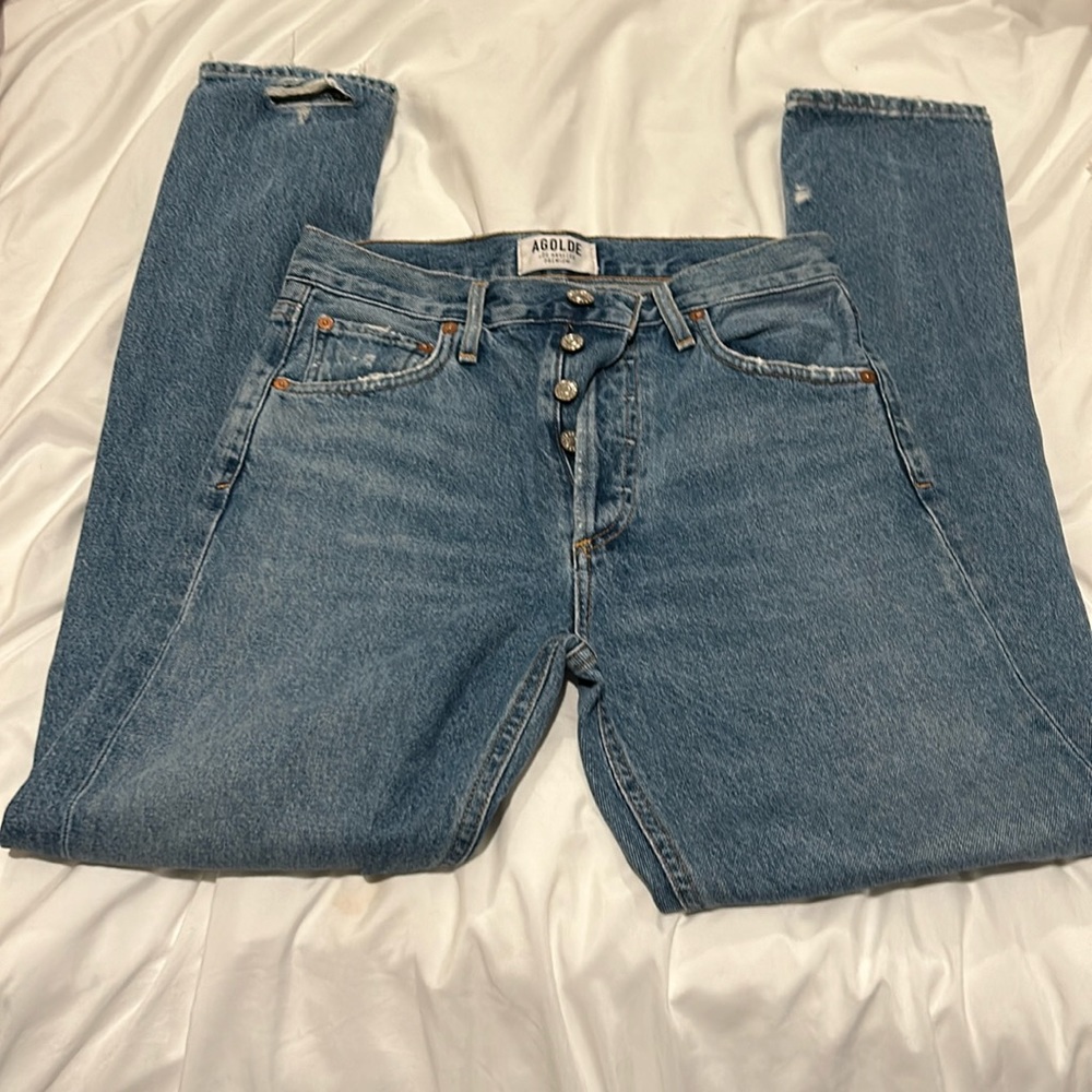 Agolde Jamie High Rise Classic Jeans